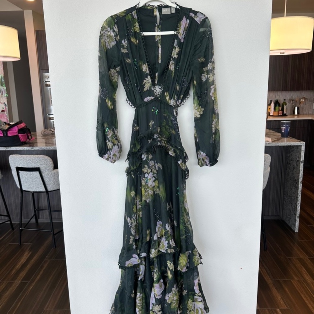 ASOS Floral Maxi Dress -M (altered to fit like a 2/4)